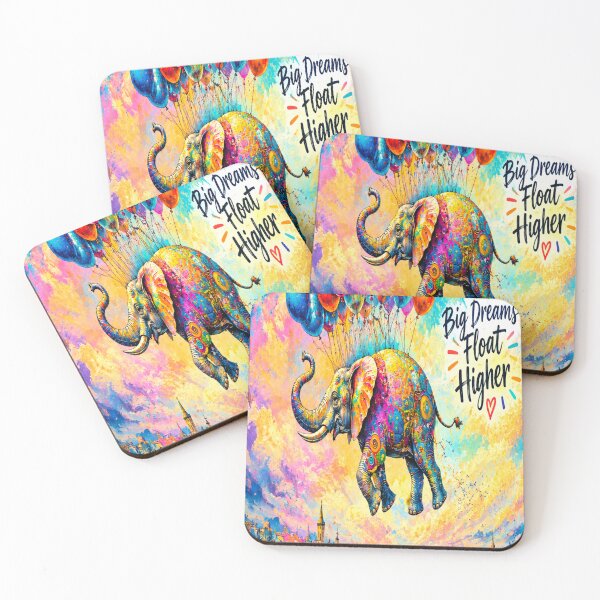 Item preview, Whimsical Elephant with Big Dreams designed and sold by CyndiEpps.