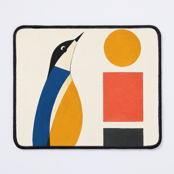 Item preview, The Alignment Modern Abstract Bird Art Print designed and sold by Filora Atelier | Bird Art.