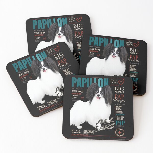 Item preview, Papillon Dog – Four Pounds of Attitude | Small Dog Big Personality designed and sold by PapillonArtStudio.