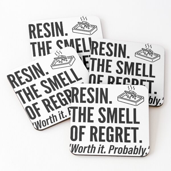 Item preview, Resin The Smell Of Regret Worth It Probably 3D Printing designed and sold by Niebieski-Labs.