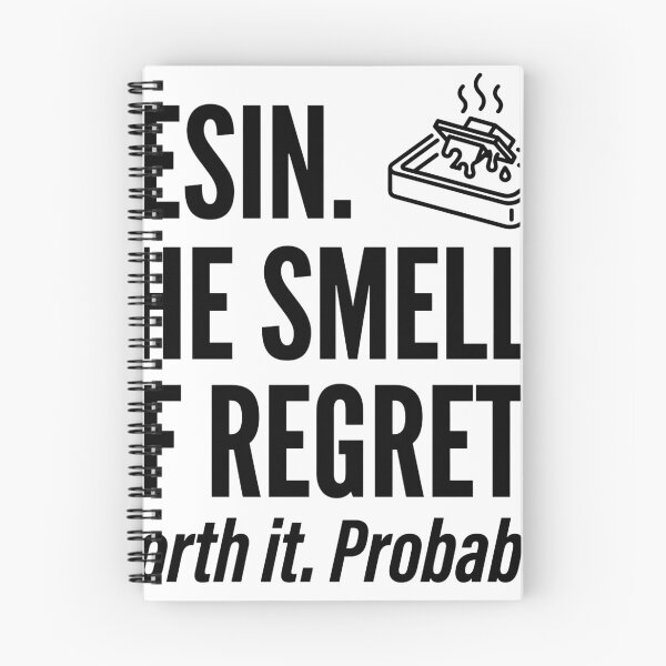 Item preview, Resin The Smell Of Regret Worth It Probably 3D Printing designed and sold by Niebieski-Labs.
