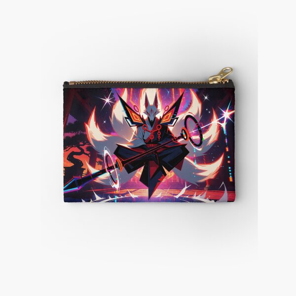Item preview, Nine Tailed Spirit Floating in Neon Light (V2) designed and sold by SabaMirzique.