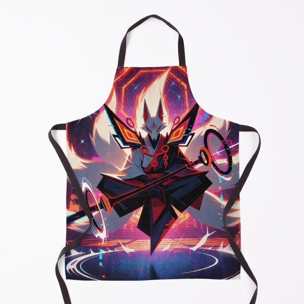 Item preview, Nine Tailed Spirit Floating in Neon Light (V2) designed and sold by SabaMirzique.