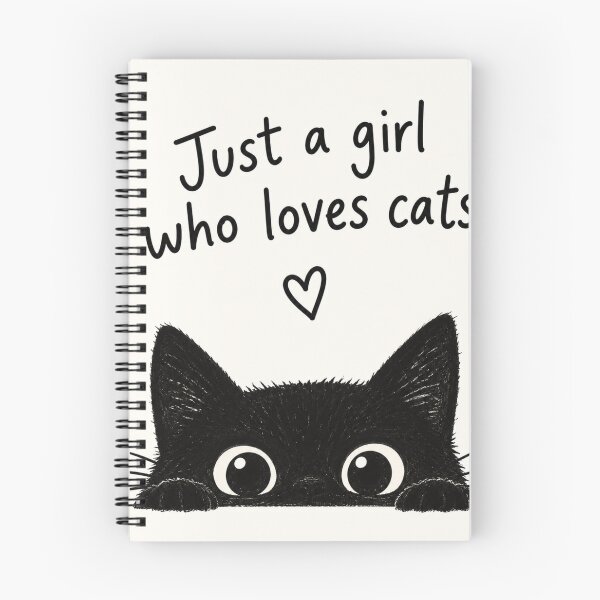 Item preview, Just a Girl Who Loves Cats designed and sold by Willow Sky.