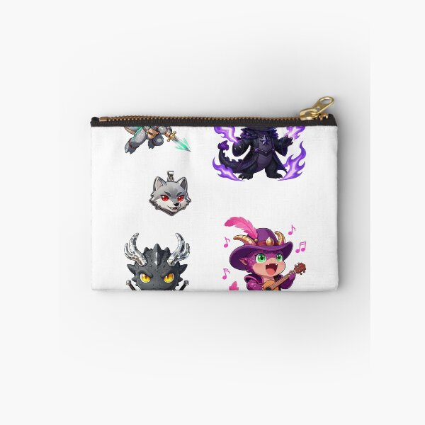 Item preview, cute baby dragon witcher sticker pack geralt yennefer ciri jaskier designed and sold by WildArtIT.
