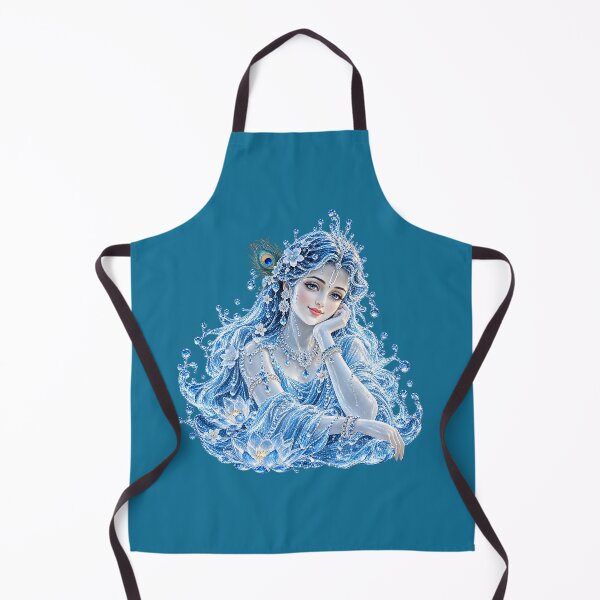 Item preview, Divine Water Goddess Krishna Radha Spiritual Art designed and sold by ujjawal.