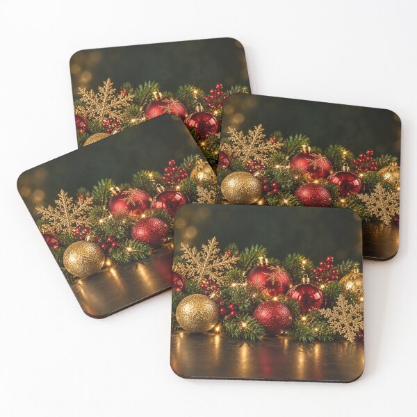 Item preview, Ruby and Gold Christmas Glow designed and sold by Kimberly Palmer.