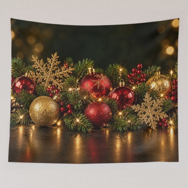 Item preview, Ruby and Gold Christmas Glow designed and sold by Kimberly Palmer.