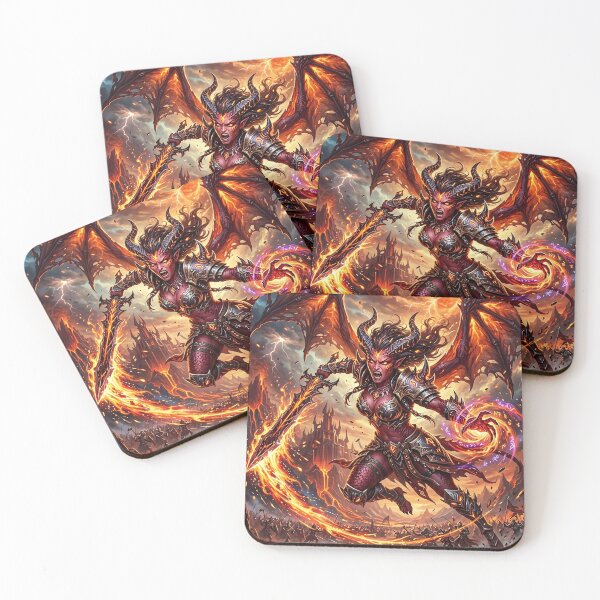 Item preview, Demon Girl - Infernal Fantasy Art designed and sold by Lucid Dream Pixel.