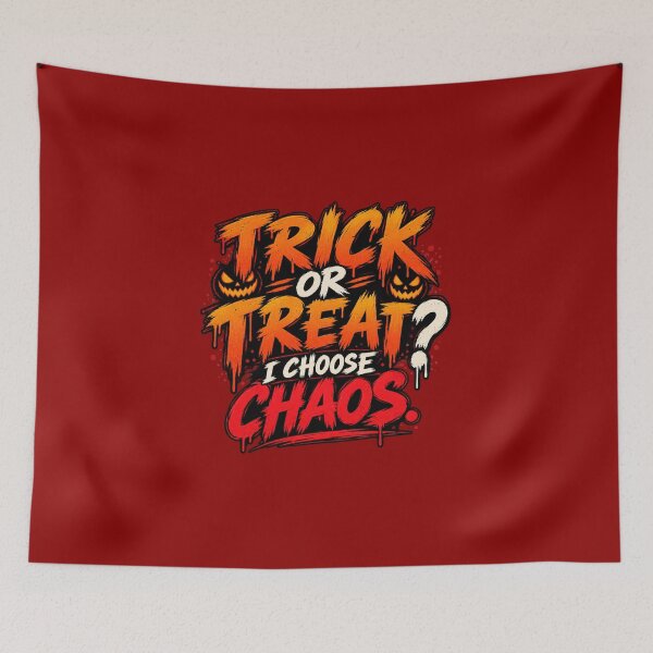 Item preview, Trick or Treat? Choose Chaos. Halloween Choose Chaos Typography Design designed and sold by Creative-Sanc.