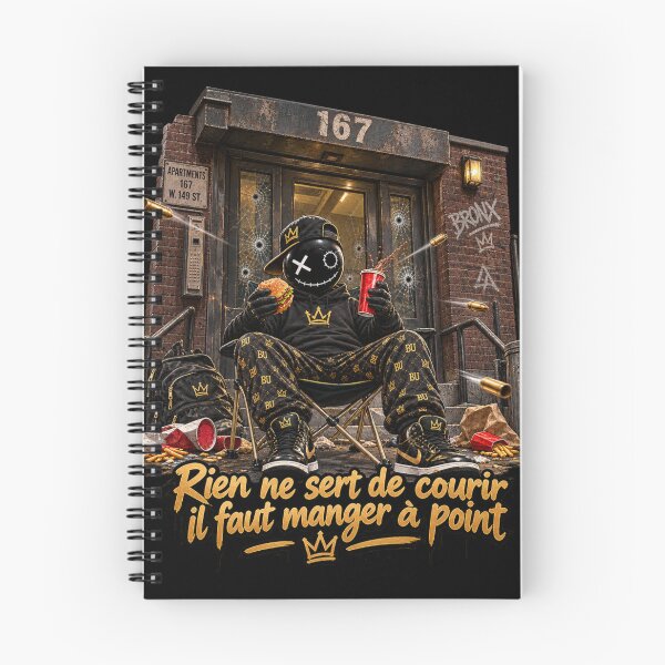 Item preview, BuBu Nothing to Lose by Running – Dark Street Art & Food Humor designed and sold by PLUSHIWORLDtm.