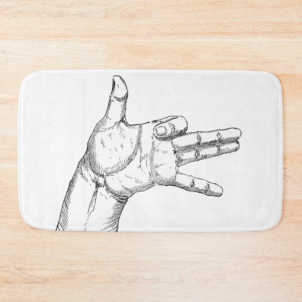 Item preview, Shadow Puppet Dog – Hand Gesture Ink Drawing designed and sold by MrProtogonist.