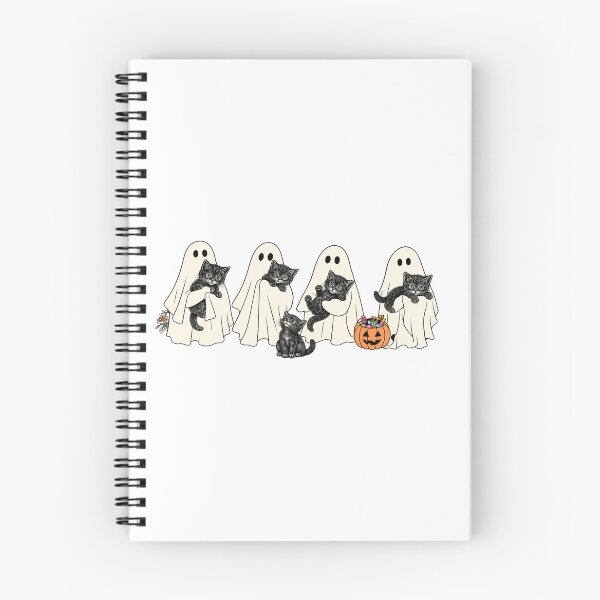 Item preview, Cute Ghosts Holding Black Kittens Halloween Vintage Graphic designed and sold by Derekquie.