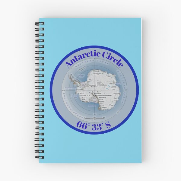 Item preview, Antarctic Circle Map funny stickers for explorers designed and sold by Snarkers Promotions .