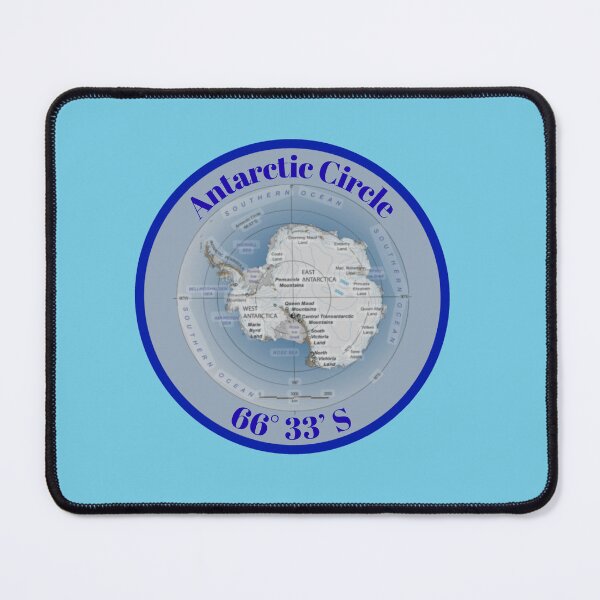 Item preview, Antarctic Circle Map funny stickers for explorers designed and sold by Snarkers Promotions .