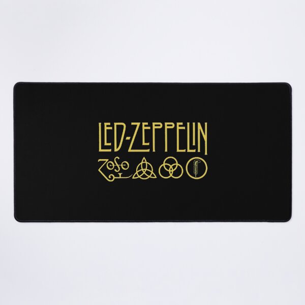 Item preview, LEDS ZEPPELINS ZOSOS SYMBOLS GOLD designed and sold by PalasGryzuary.