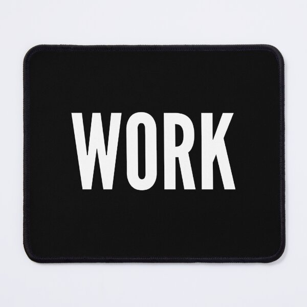Item preview, WORK Bold Minimalist Statement Typography designed and sold by GemsAnatomy.