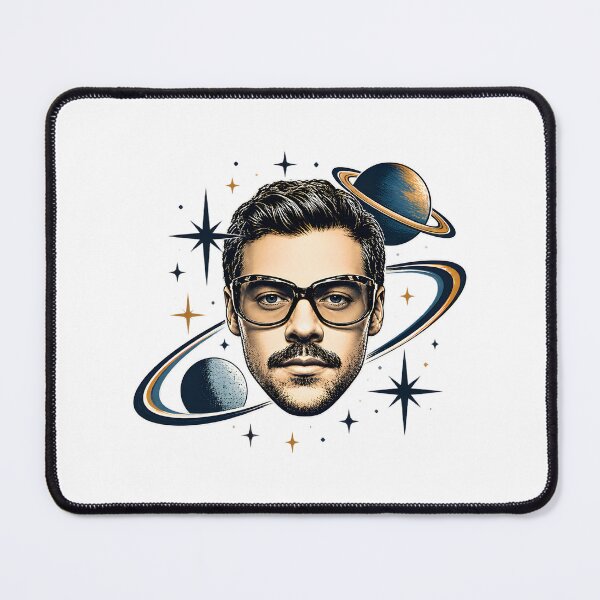 Item preview, Harry Styles Celestial Vintage Portrait Retro Cosmic Graphic Design designed and sold by SAADKHAN123.