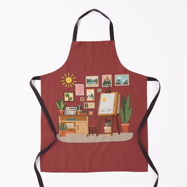 Item preview, Cozy Artist Studio Illustration designed and sold by SROXT.