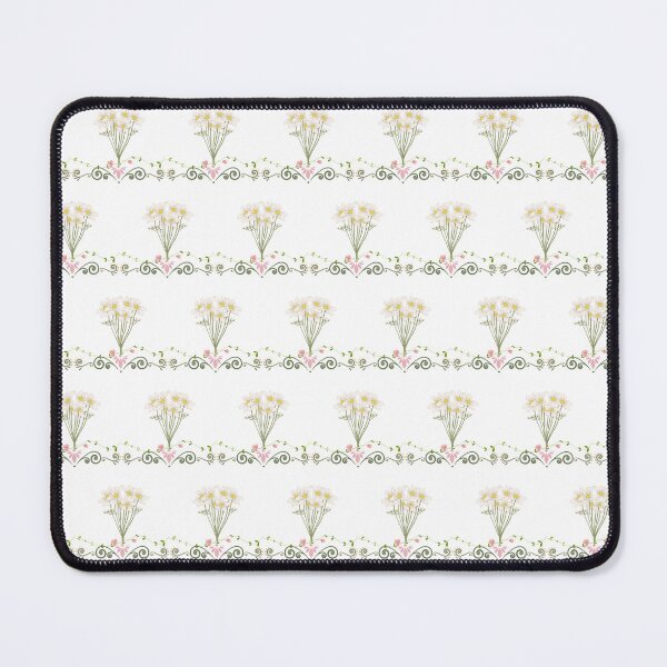Item preview, Vintage Cottagecore Daisy Bouquet Stripe Seamless Pattern designed and sold by RAJASWARSTORE.