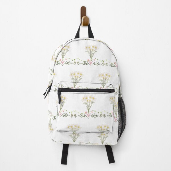 Item preview, Vintage Cottagecore Daisy Bouquet Stripe Seamless Pattern designed and sold by RAJASWARSTORE.