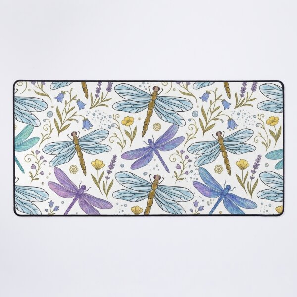 Item preview, Dragonfly Seamless Pattern designed and sold by ShivCraftStudio.