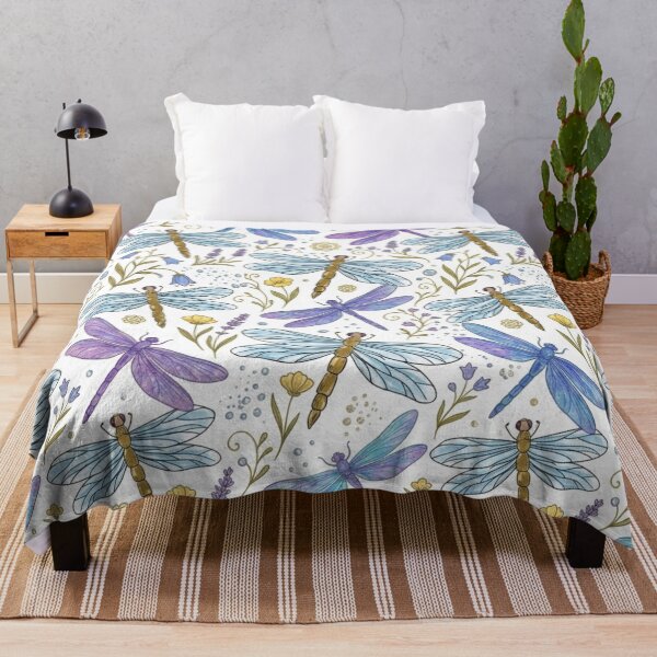 Item preview, Dragonfly Seamless Pattern designed and sold by ShivCraftStudio.
