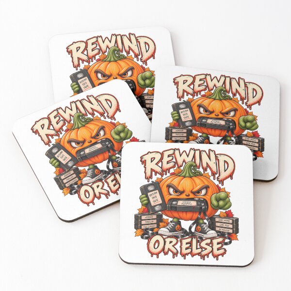 Item preview, Rewind Or Else – Angry Pumpkin VHS Halloween designed and sold by The Cutting Room.