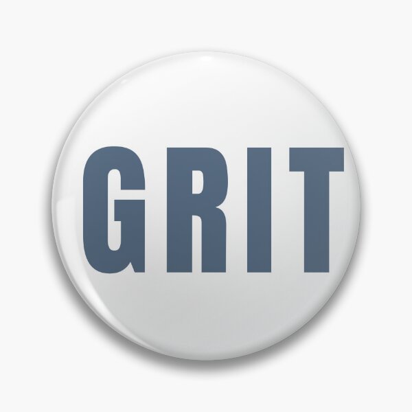 Item preview, Grit Motivational Minimalist Typography Art designed and sold by EchoPrint Co..