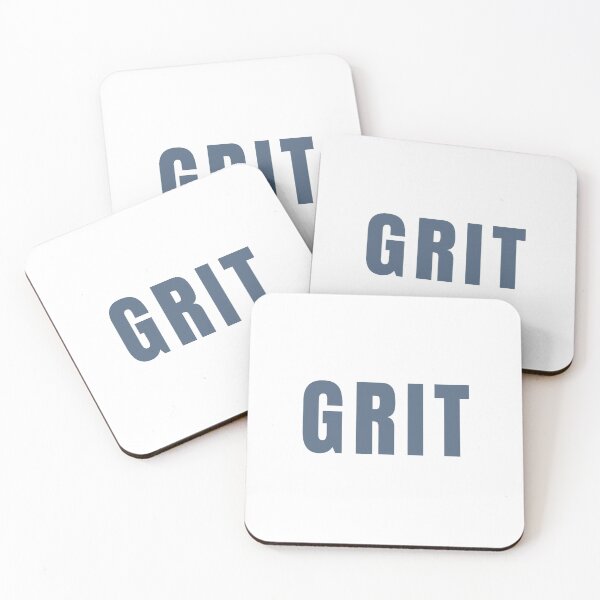 Item preview, Grit Motivational Minimalist Typography Art designed and sold by EchoPrint Co..
