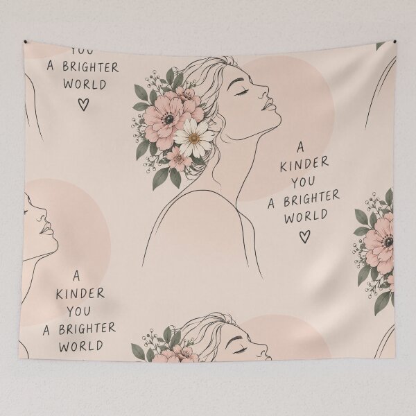 Item preview, A Kinder You A Brighter World designed and sold by Willow Sky.