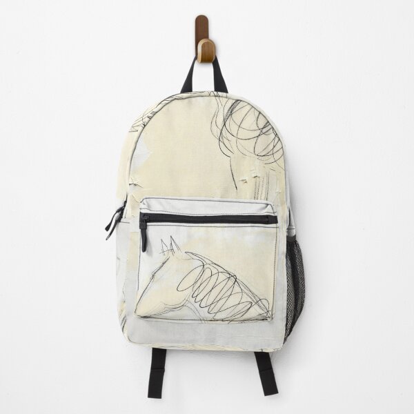 Item preview, Abstract Scribble Horse with Paint Drips designed and sold by KAMOCHI Art.