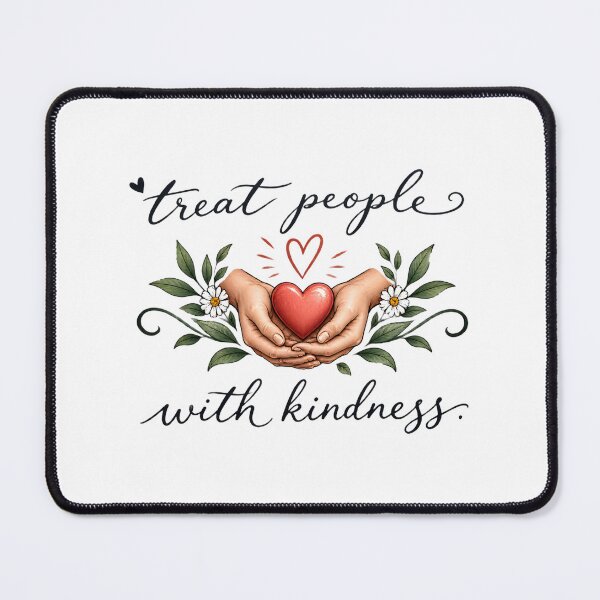 Item preview, Treat People With Kindness Inspirational Quote Design designed and sold by rebecaespana03.