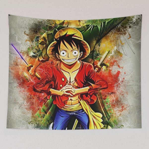Item preview, Luffy & Zoro – Straw Hat Legends designed and sold by Frent4091.
