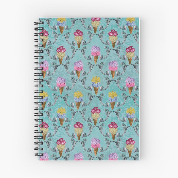Item preview, Floral Ice Cream Flourish Diamonds designed and sold by Digitalmyth's Designs.