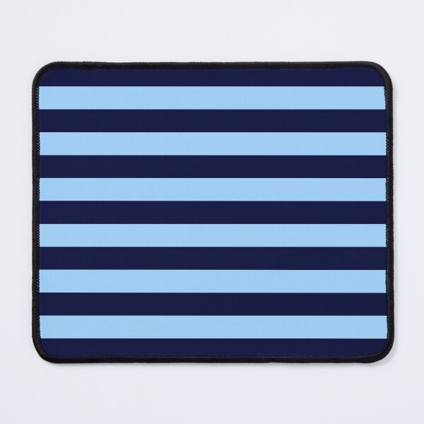 Item preview, Horizontal stripes in sky blue and Navy blue designed and sold by RishabhArts1.