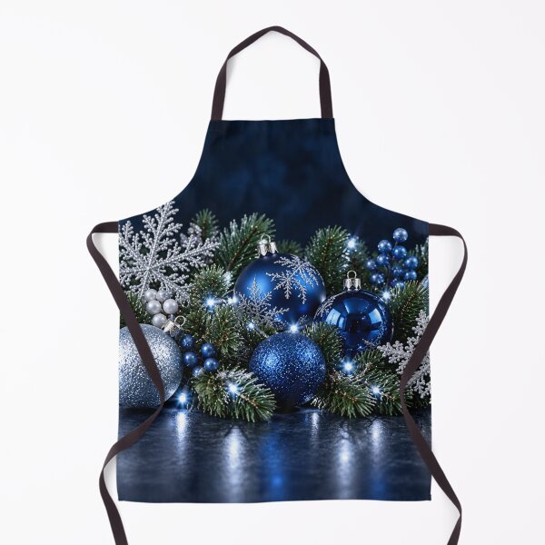 Item preview, Silver and Sapphire Christmas Glow designed and sold by Kimberly Palmer.