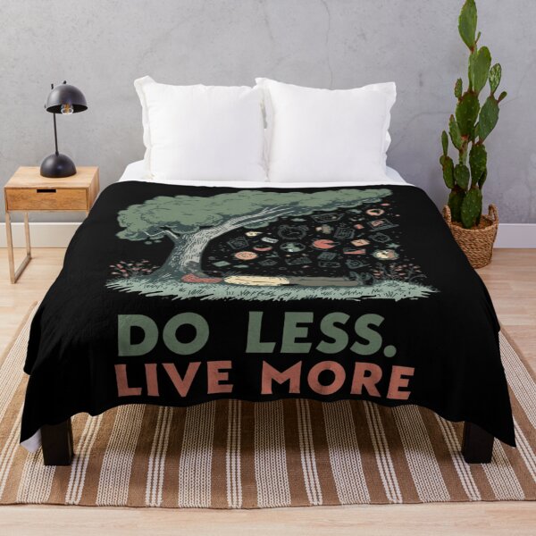 Item preview, Mindful Living Do Less Live More designed and sold by ChicTrendz.