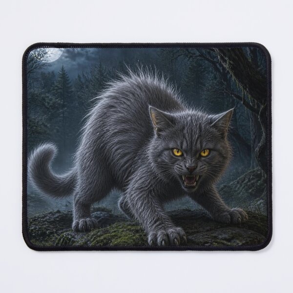 Item preview, Were-Kitty designed and sold by LiveAmongstUs.