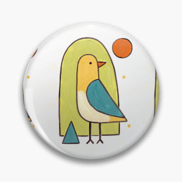 Item preview, Muted Pastel Art Nouveau Arch Bird Poster designed and sold by Filora Atelier | Bird Art.