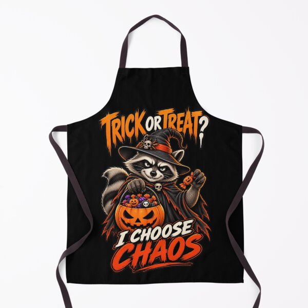 Artikelvorschau, Süße Leckereien, chaotische Entscheidungen: Halloween-Waschbär-Hexenhut-Chaos-Design entworfen und verkauft von Creative-Sanc.