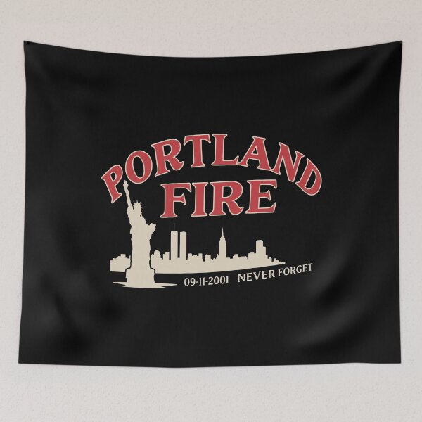 Item preview, Portland Fire - 09-11-2001 Never Forget - NYC Skyline - Statue Of Liberty designed and sold by onlytiggokk.