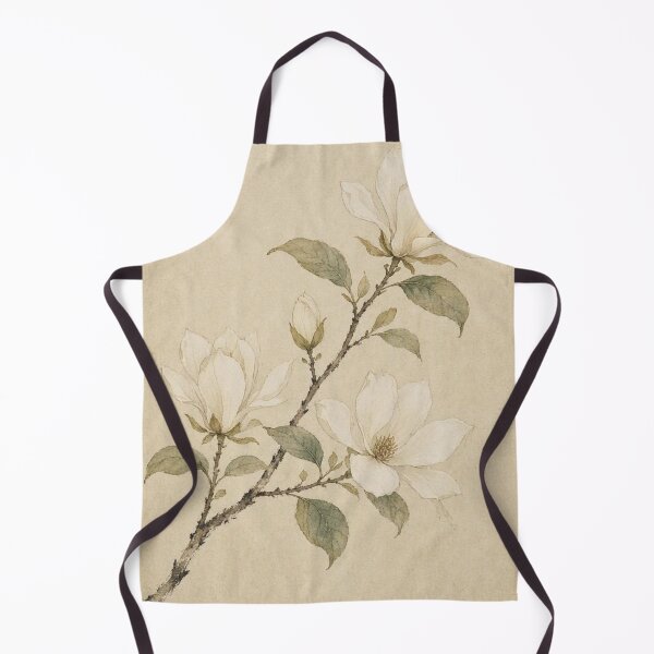 Item preview, Vintage White Magnolia Flower Botanical Art designed and sold by ShieldRockPrints.