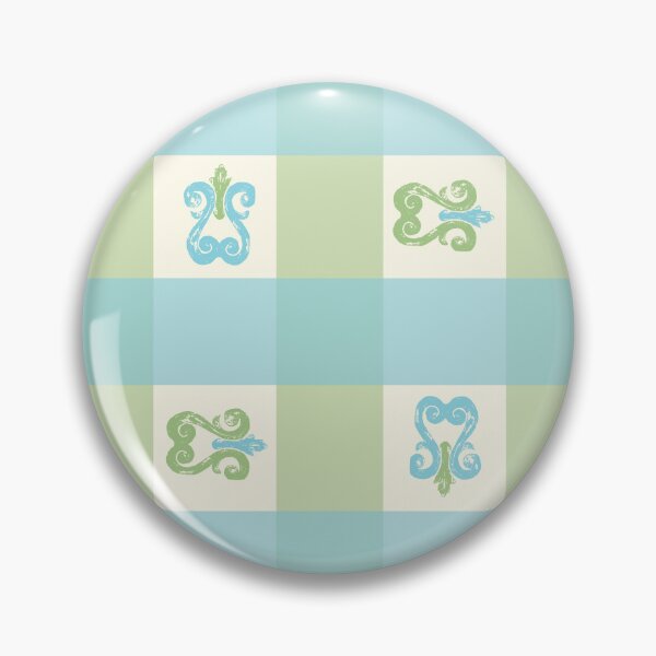 Item preview, Blue & Green Upstyled Gingham designed and sold by Digitalmyth's Designs.