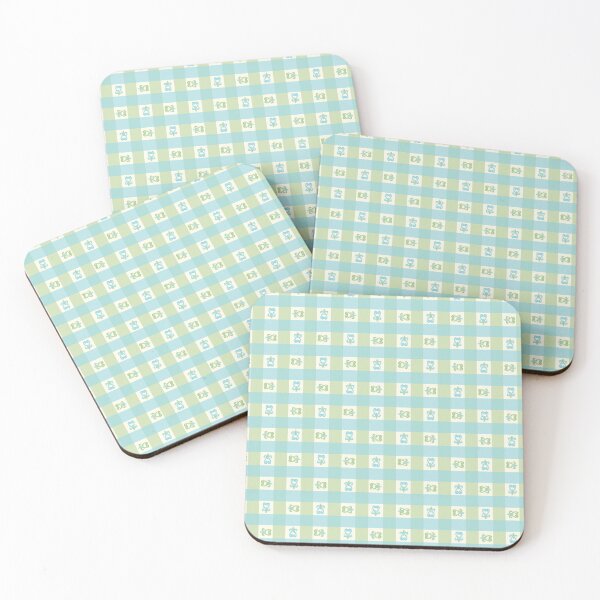 Item preview, Blue & Green Upstyled Gingham designed and sold by Digitalmyth's Designs.