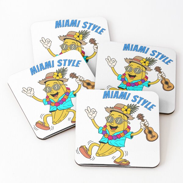 Item preview, Vintage Retro Banana Mascot - Miami Style designed and sold by KozbiDesign.