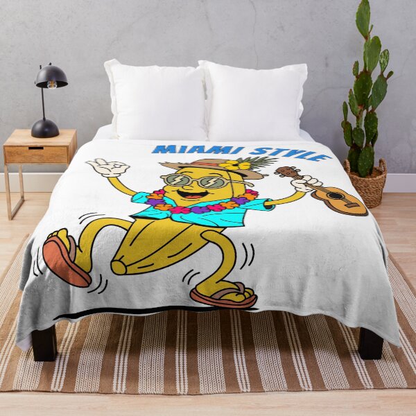 Item preview, Vintage Retro Banana Mascot - Miami Style designed and sold by KozbiDesign.