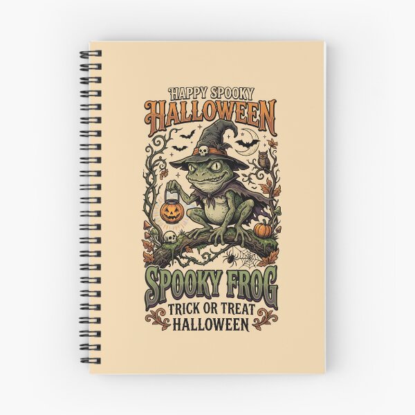 Item preview, Spooky Frog - Happy spooky Halloween!  designed and sold by ParadoxParadox.