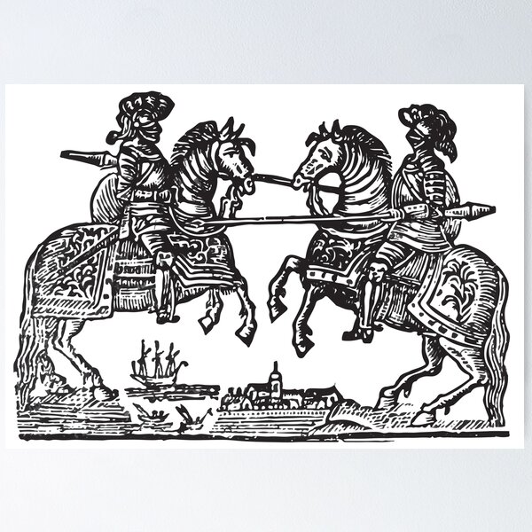 Item preview, The Joust designed and sold by vintageforge.