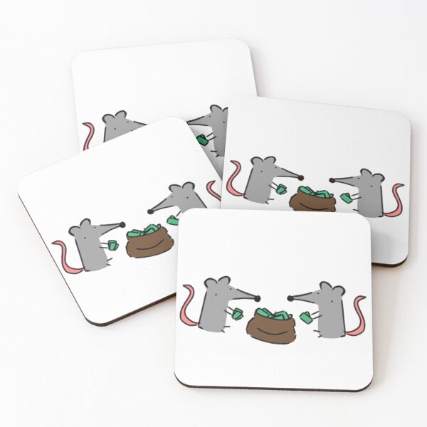 Item preview, Rats counting loot designed and sold by DecayedToast.